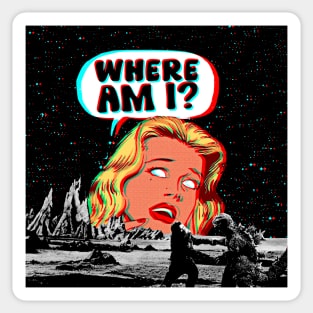 Where Am I Sticker